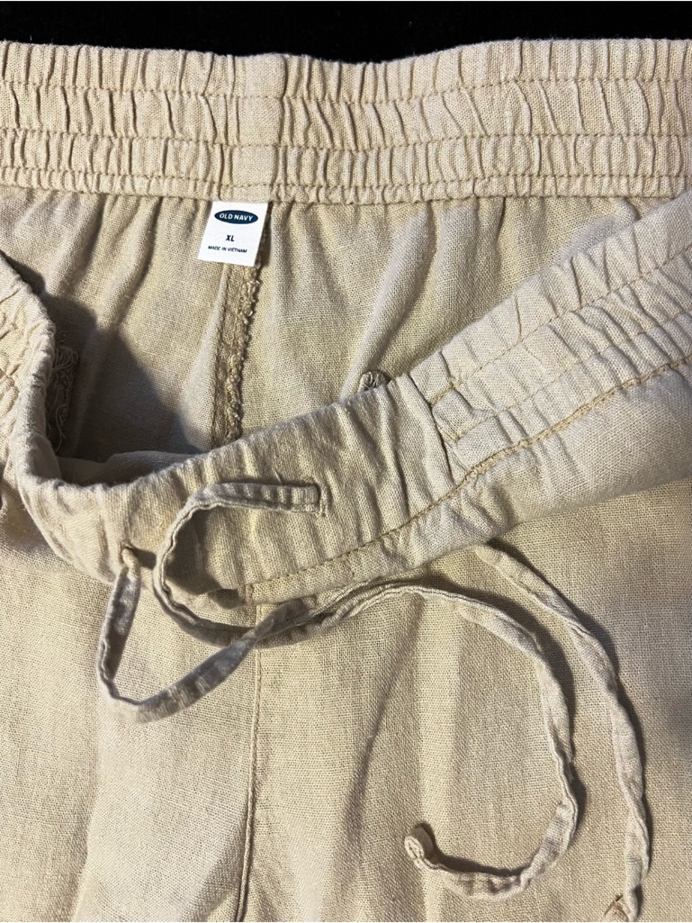 GUC Old Navy Lightweight Drawstring Linen Pants Women’s XL - Picture 3 of 7